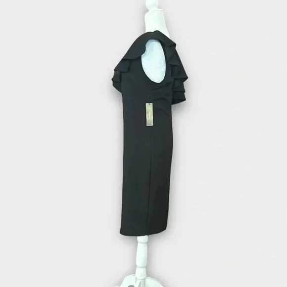 Lulus Life is But a Dream Black One-Shoulder Cocktail Party Dress Size XL - Picture 5 of 9